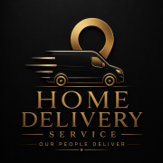 South Tyneside Home Delivery Service black and gold logo